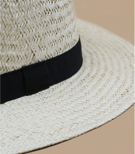 chapeau paille large bords